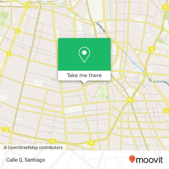Calle Q map