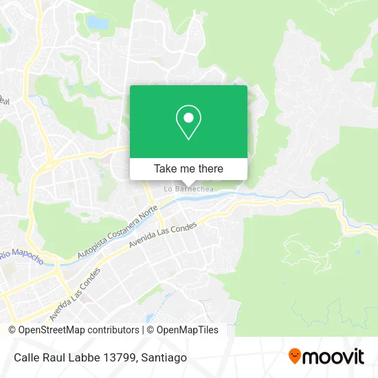 Mapa de Calle Raul Labbe 13799