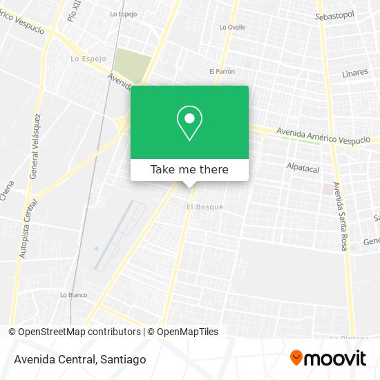 Mapa de Avenida Central