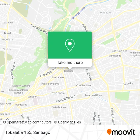 Tobalaba 155 map