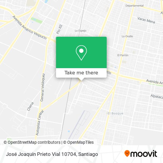 José Joaquín Prieto Vial 10704 map