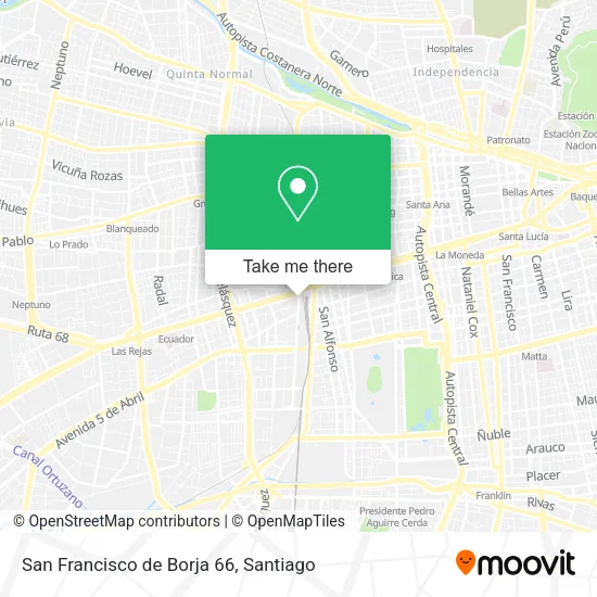 San Francisco de Borja 66 map