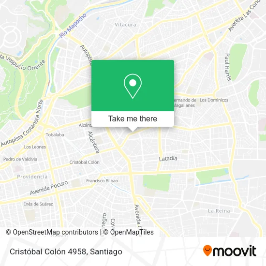 Cristóbal Colón 4958 map