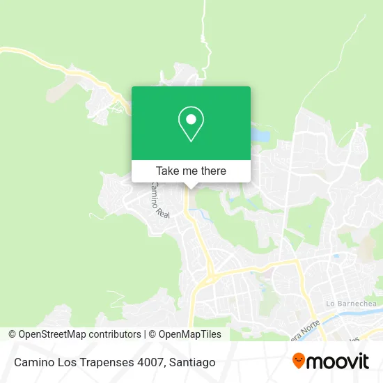 Camino Los Trapenses 4007 map