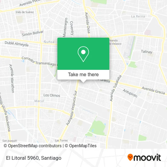 El Litoral 5960 map