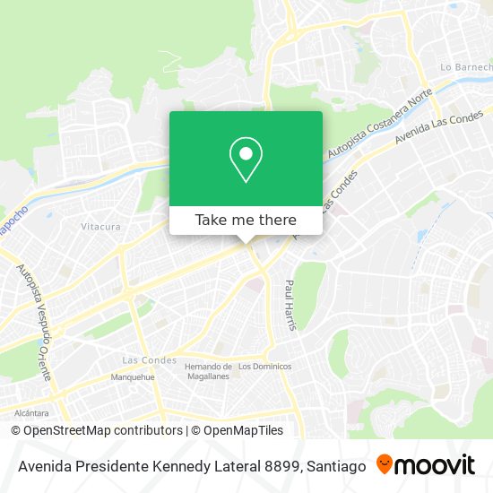Avenida Presidente Kennedy Lateral 8899 map