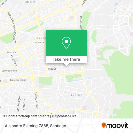 Alejandro Fleming 7885 map