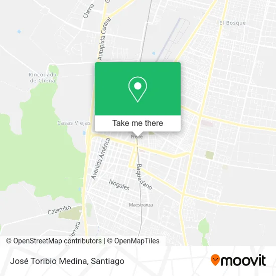José Toribio Medina map