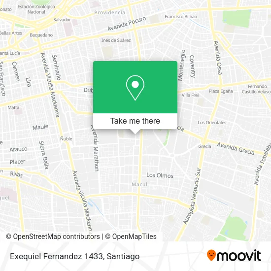 Exequiel Fernandez 1433 map