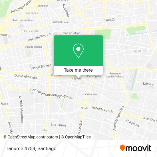 Tanumé 4759 map