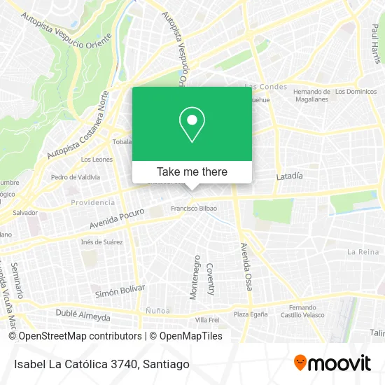 Isabel La Católica 3740 map