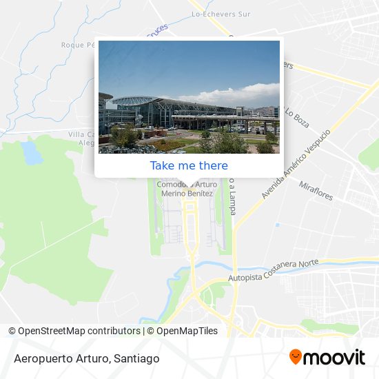 Aeropuerto Arturo map