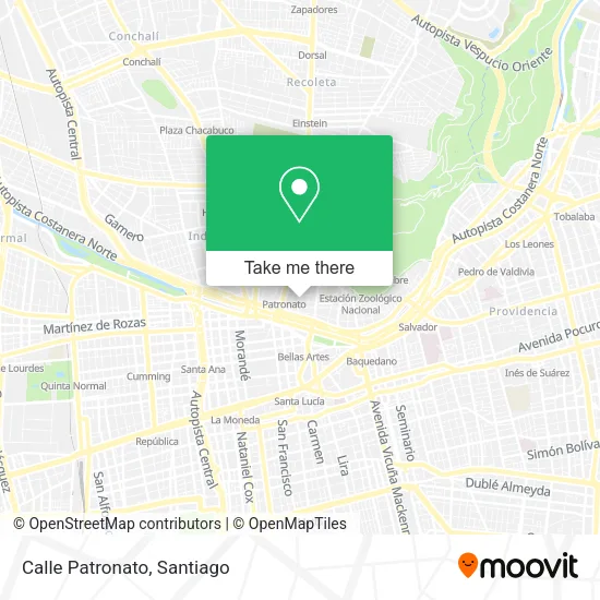 Calle Patronato map