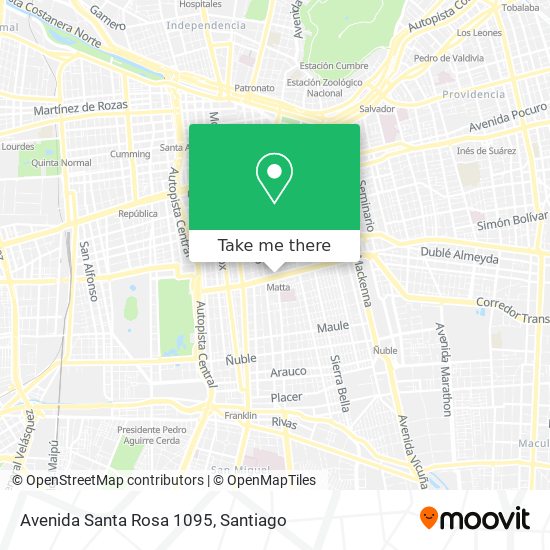 Avenida Santa Rosa 1095 map