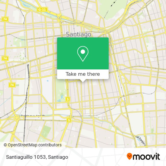 Santiaguillo 1053 map