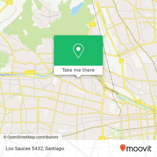 Los Sauces 5432 map