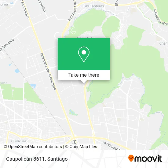 Caupolicán 8611 map