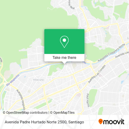 Avenida Padre Hurtado Norte 2500 map