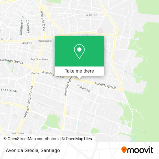 Avenida Grecia map