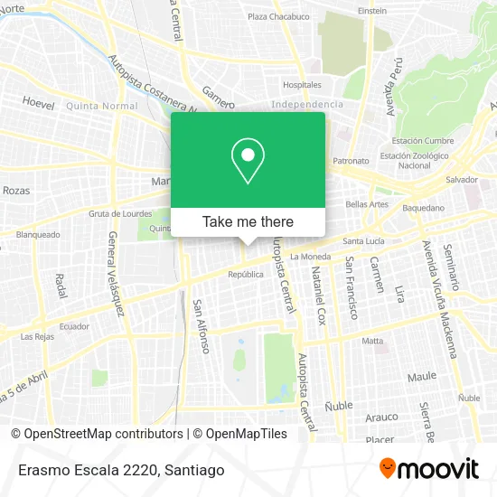 Erasmo Escala 2220 map
