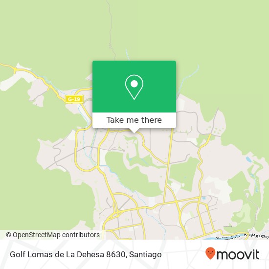 Golf Lomas de La Dehesa 8630 map