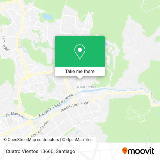 Cuatro Vientos 13660 map