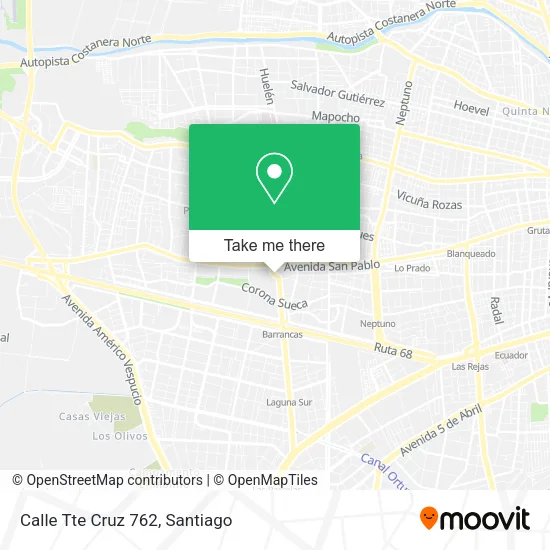 Calle Tte Cruz 762 map