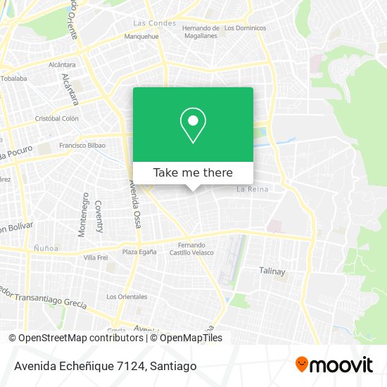 Avenida Echeñique 7124 map