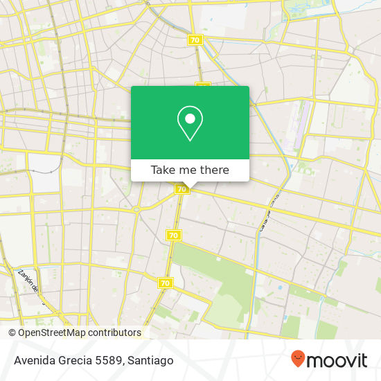 Avenida Grecia 5589 map