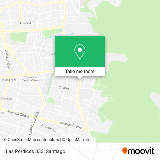 Las Perdices 333 map