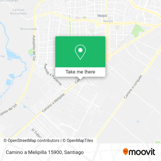 Camino a Melipilla 15900 map