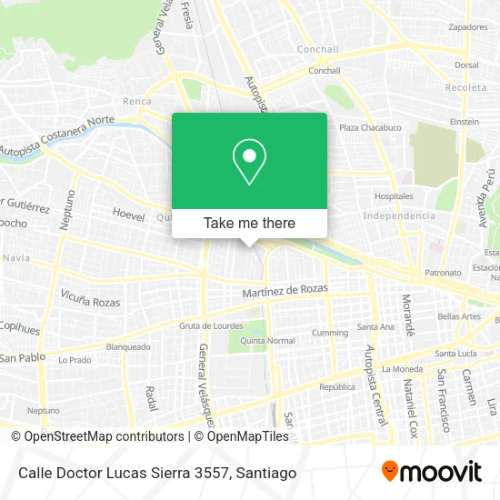 Calle Doctor Lucas Sierra 3557 map