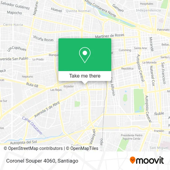 Coronel Souper 4060 map