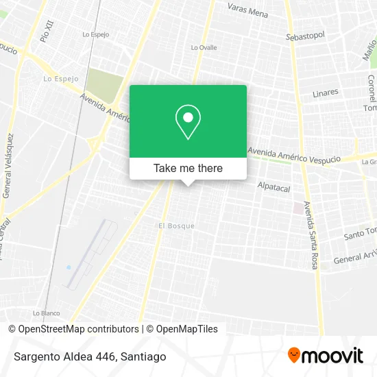 Sargento Aldea 446 map