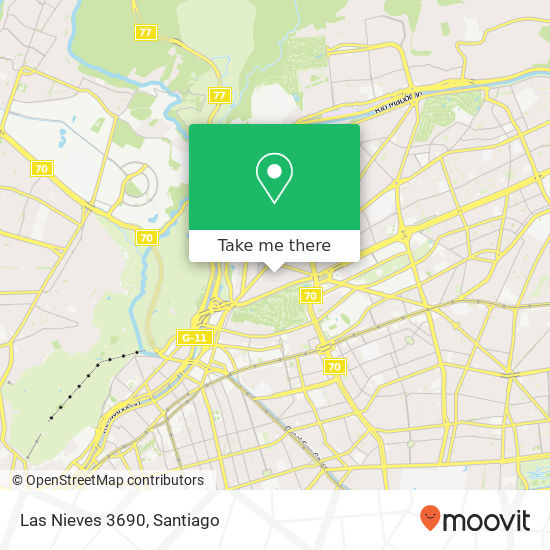 Las Nieves 3690 map