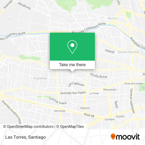 Las Torres map