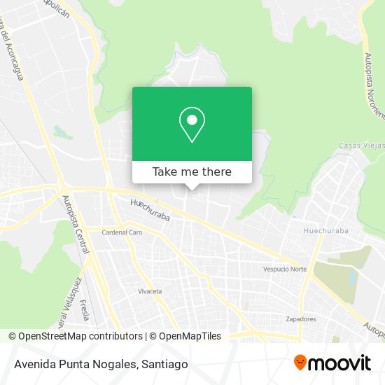 Mapa de Avenida Punta Nogales