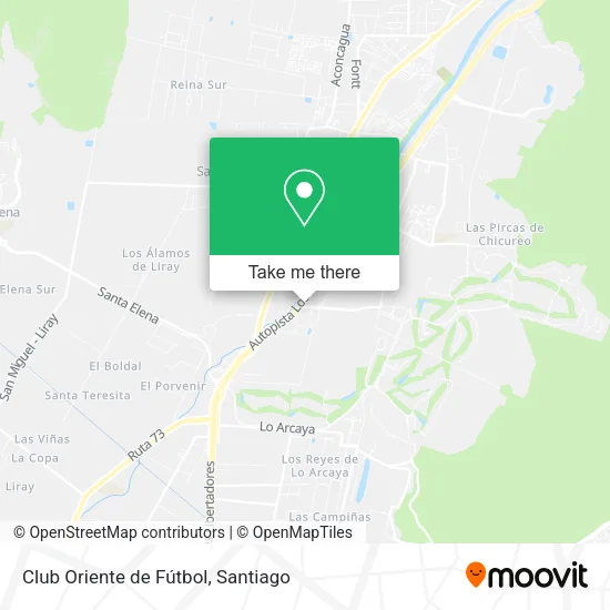 Club Oriente de Fútbol map