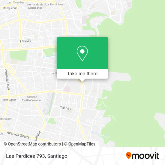 Las Perdices 793 map