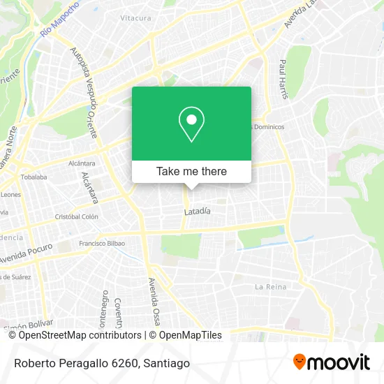 Roberto Peragallo 6260 map