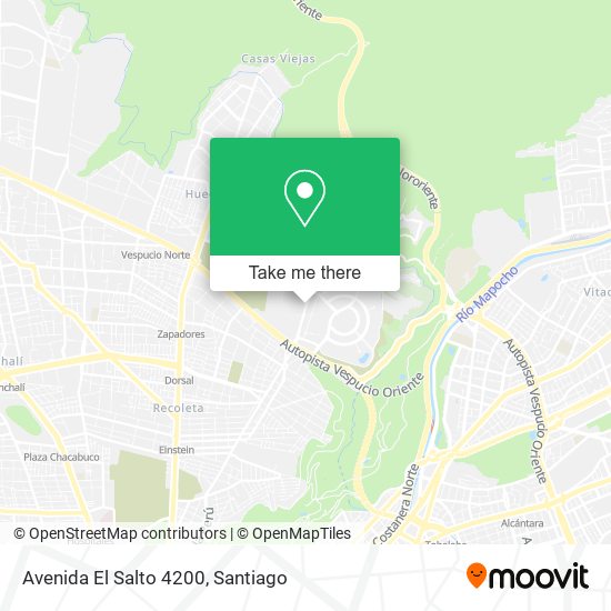 Avenida El Salto 4200 map