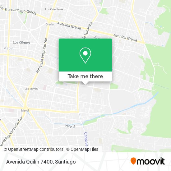 Avenida Quilín 7400 map