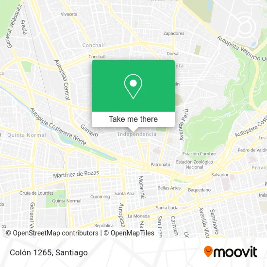 Colón 1265 map