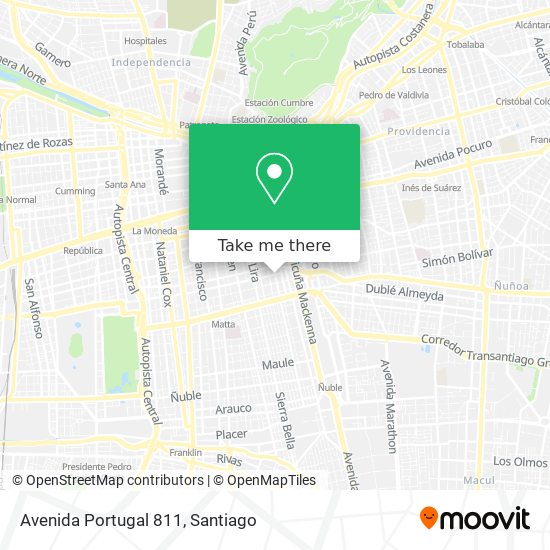 Avenida Portugal 811 map