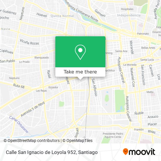 Calle San Ignacio de Loyola 952 map