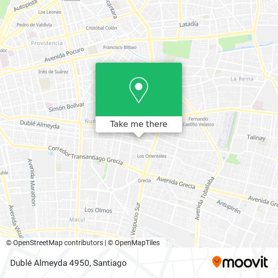 Mapa de Dublé Almeyda 4950