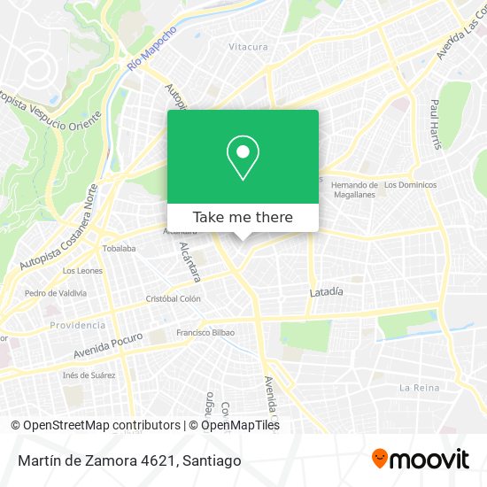 Martín de Zamora 4621 map