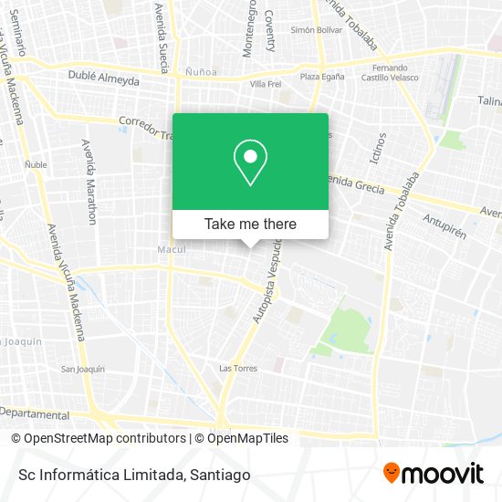 Sc Informática Limitada map
