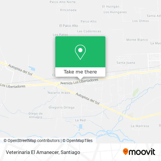 Veterinaria El Amanecer map