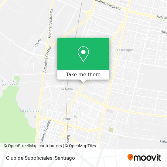 Club de Suboficiales map